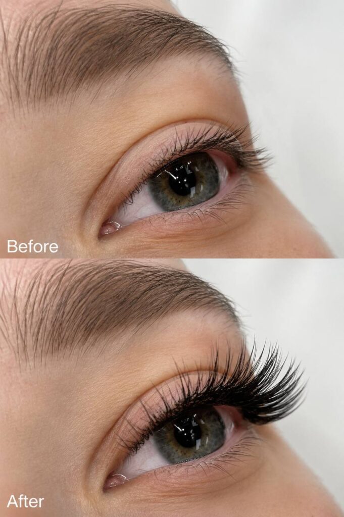 lash extension at she she beauty in Boston, MA